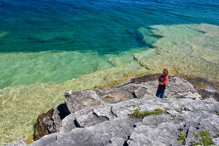 Jakob on the rocks